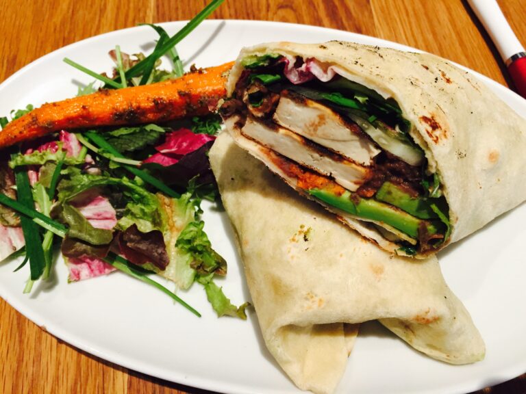 Grilled Chicken Caesar Wrap recipes at door
